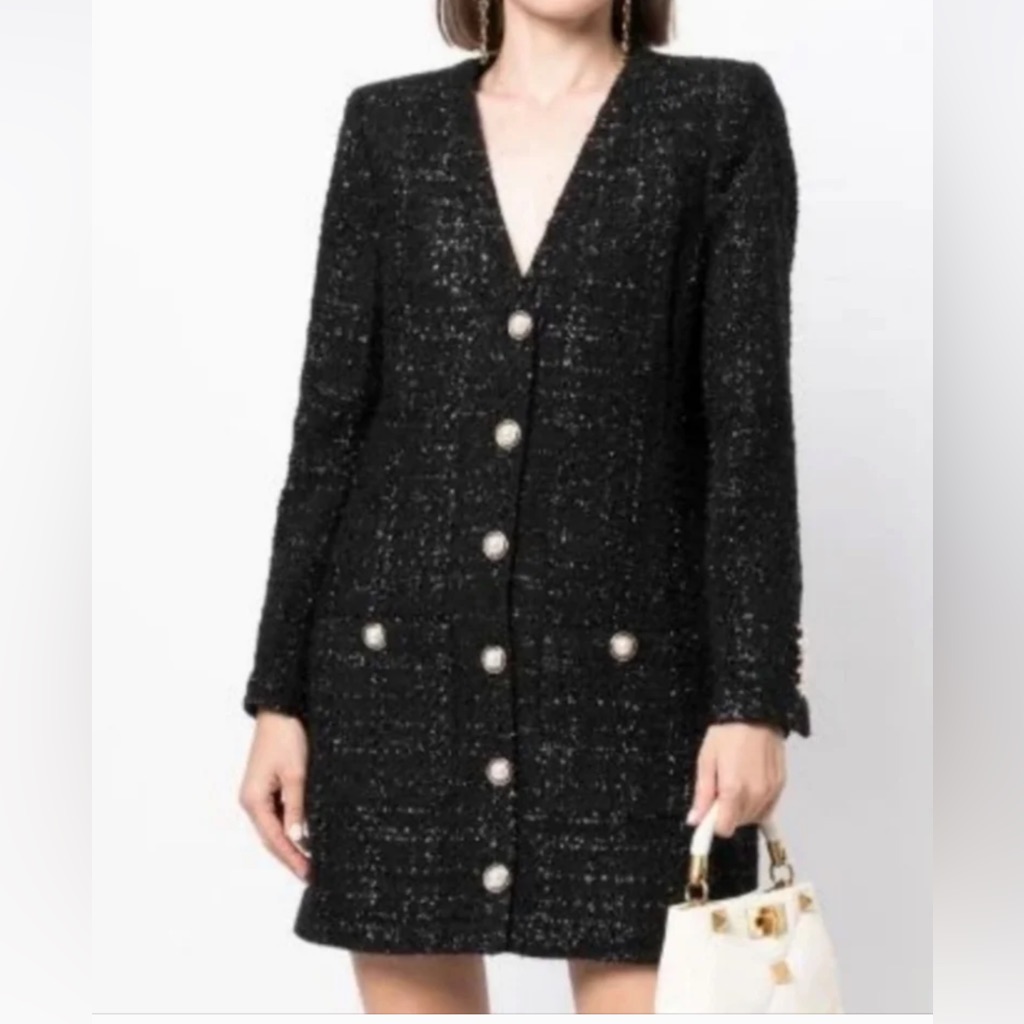 Veronica Beard Kenai Tweed Blazer Dress Sz 0